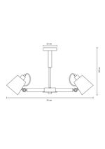Люстра на штанге Arte Lamp OSCAR A7141PL-5WH, 5хE27