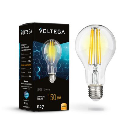 Светодиодная лампа Crystal Graphene A60 15W 3000K E27 340°, 7226. TM Maytoni
