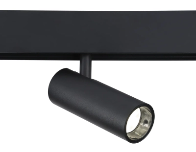 Светильник светодиодный для шинопровода Magnetic GL3823 BK черный IP20 10W 4200K 48V 24° D47*128