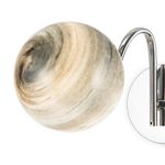 Настенный светильник (бра) Galaxy FR5013WL-01CH, E14х1. TM Maytoni