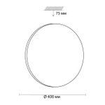 3017/DL PALE SN 218 Светильник пластик/белый LED 48Вт 4000K D400 IP43 SIMPLE
