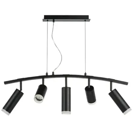 LR7353728730 Люстра RULLO 5х50W GU10 ЧЕРНЫЙ (571735+214437-2+214487-3+202430-5)
