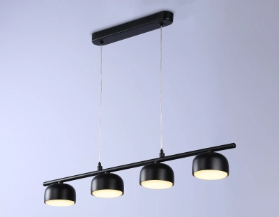 Светильник подвесной TN71039/4 BK черный GX53/4 max 12W 600*80*1100