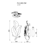 Бра Felicity Gold FL1182-2W, LED