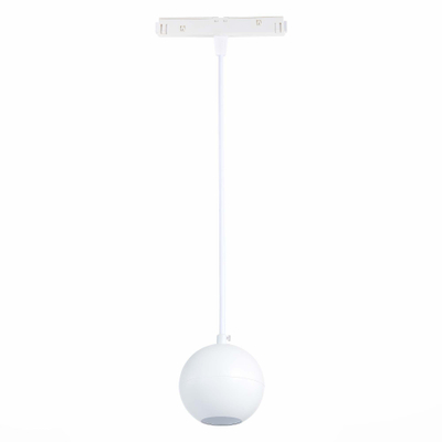 ST354.543.12 Магнитный трековый светильник подвесной белый LED 1*12W 4000K 750Lm Ra>80 36° IP20 D100xH92 48V