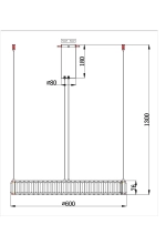 Подвесная люстра Divinare RENATA 1135/17 SP-36, 1хLED