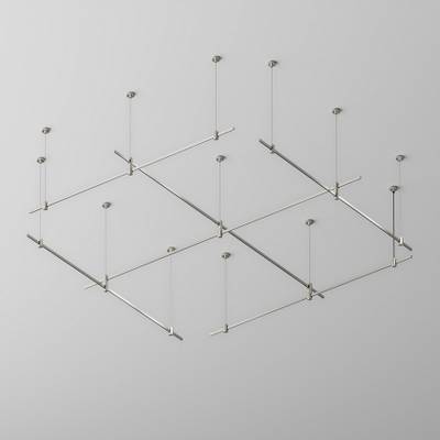 Шинопровод 2 м Flarity платина, TRX154-112PT. TM Maytoni