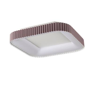 7770/56L AVRA LED SN Светильник металл/белый/мокко LED 56Вт+14Вт 3000-6000K 500х500 IP43 пульт ДУ+подсветка SHARMEL