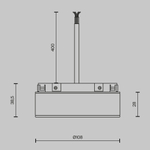Источник напряжения встраиваемый Basity 48V, 100Вт, черный, TRA172DR-100W-B. TM Maytoni