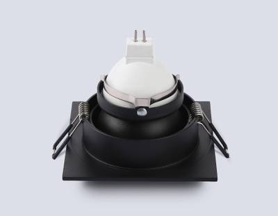 Светильник встраиваемый TN102828 BK/BK черный/черный GU5.3 92*92*50