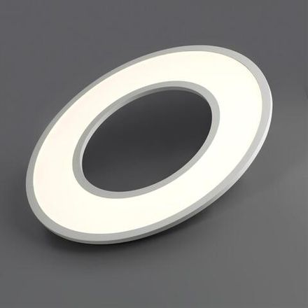 7718/42L MITRA LED SN Светильник металл/акрил/белый LED 42Вт 3000-6500К D485 IP20 пульт ДУ ALTAIR