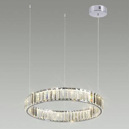 4930/30L L-VISION ODL24 609 хром/прозрачный металл/хрусталь Люстра LED 30W 4000K 3570Лм VEKIA