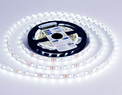 Светодиодная лента GS4003 5050 60Led/ 14.4W m/ 24V IP20 6500K 5m кратность резки 100mm (2 конт.)