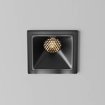 Встраиваемый светильник Alfa LED 3000K 10Вт 50°, DL043-01-10W3K-SQ-B-1. TM Maytoni