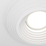 Встраиваемый светильник Gyps Modern GU10 10Вт, DL004-1-01-W-1. TM Maytoni