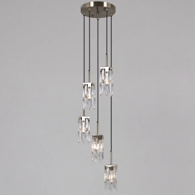 IL3600-5PSQ-26 AB DS светильник потолочный ILLUMICO, E14х5