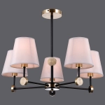IL0394-5CSQ-24 BK AB CASTOR светильник потолочный ILLUMICO, E14х5