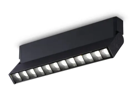 Светильник светодиодный накладной TA1829  BK черный LED 12W 4200K 230*22*87