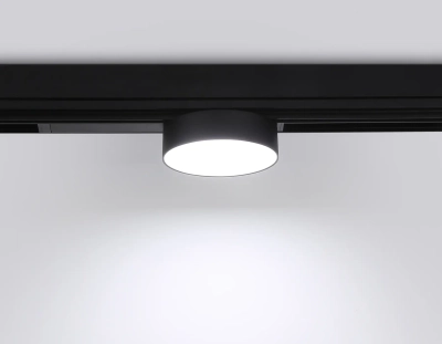 Светильник светодиодный диммируемый для шинопровода Magnetic 220V GL1381 BK черный IP20 15W 3000K-6400K 120° D115/232*115*77 (Без ПДУ)