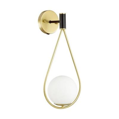 4810/1W PENDANT ODL21 415 золтой/черный/белый Бра с выкл. E14 1*40W FLARI