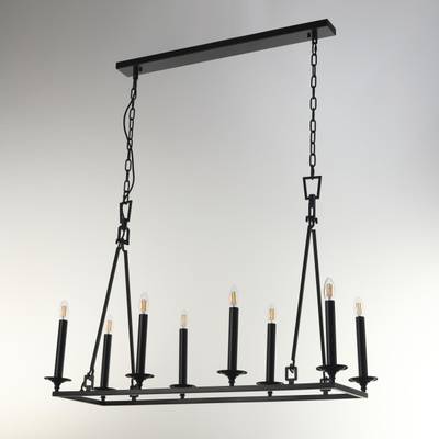 Citilux Маркиз CL471245 Люстра замковая подвесная Чёрная