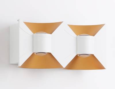 Светильник уличный светодиодный настенный ST4475/4 WH/GD белый/золото LED 4200K 11W IP54 180*90*55