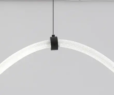 08031K-300,19(3000-6000K) Подвес диммируемый Венди черный L300 d2,2 Led 72w (3000-6000K) с пультом ДУ