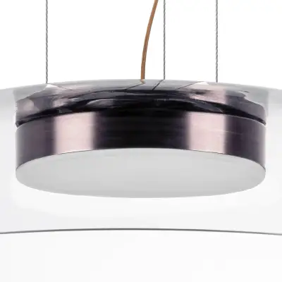 809210 Люстра CELESTA LED 24W 1200LM КОФЕЙНЫЙ/ПРОЗРАЧНЫЙ 3000K Lightstar