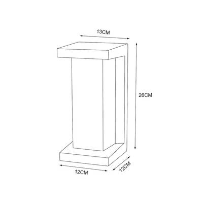 Уличный настенный светильник Arte Lamp ULYSSES A8510AL-1BK, 1хLED