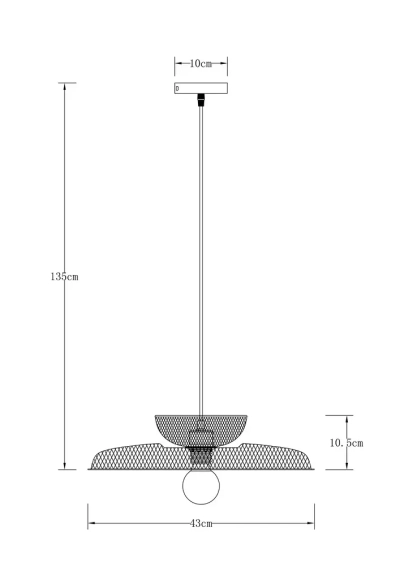 Подвесной светильник Arte Lamp CASTELLO A7066SP-1BK, 1хE27