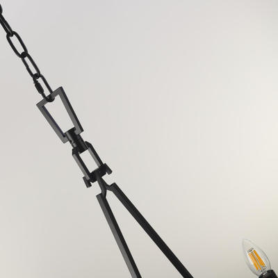 Citilux Маркиз CL471265 Люстра замковая подвесная Чёрная