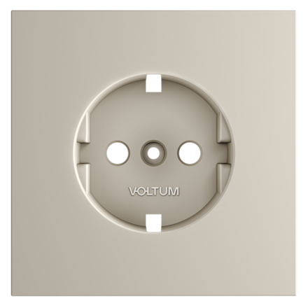 VLS000603 Накладка для розетки с заземлением, S70 (кашемир). (ТМ Maytoni)
