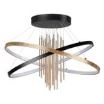 3901/70CL L-VISION ODL22 377 черный/золотистый/металл Потолочный светильник IP20 LED 70W 3340Лм 4000K MONICA