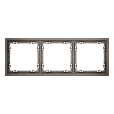 VLS100314 Рамка пластиковая VOLTUM S70 на 3 пост, (капучино). (ТМ Maytoni)