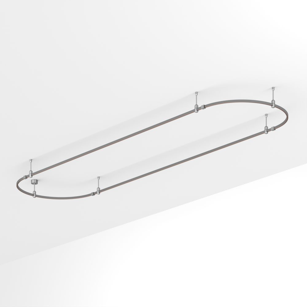 Основание ART-APRIORI-OVAL-ROD-200-4000x1000 (TN) (Arlight, IP20 Металл, 3 года)