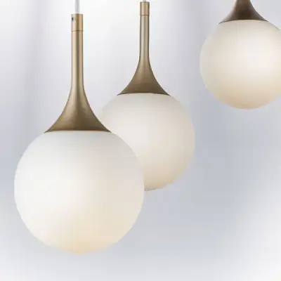 813013 Подвес GLOBO 1х40W E14 champagne gold/white Lightstar