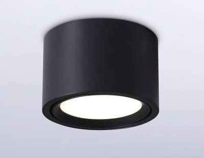 Накладной поворотный светильник TN6808 BK черный GX53 D100*65