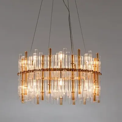 Подвесная люстра Arte Lamp CRYSTALLA A4111LM-16GO, 16хG9