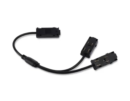 Коннектор питания T-образный для шинопровода Magnetic 220V GL1114 BK черный 250*150*18