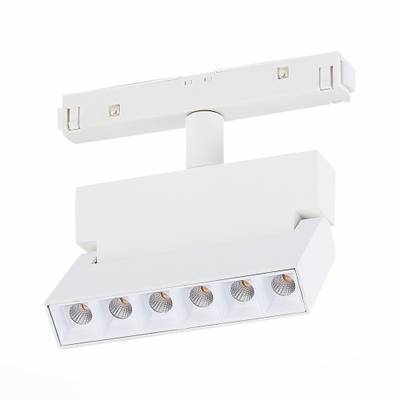 ST362.536.06 Магнитный трековый светильник белый LED 1*6W 3000K 532Lm Ra&gt;80 36° IP20 L120xW22xH134 48V