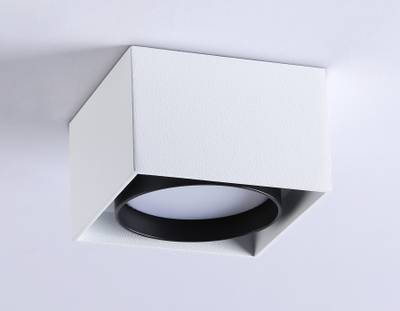 Светильник накладной TN70865 WH/BK белый/черный GX53 max 12W 95*95*62