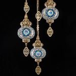 CL419136 Каир Мозаика Синяя Подвес