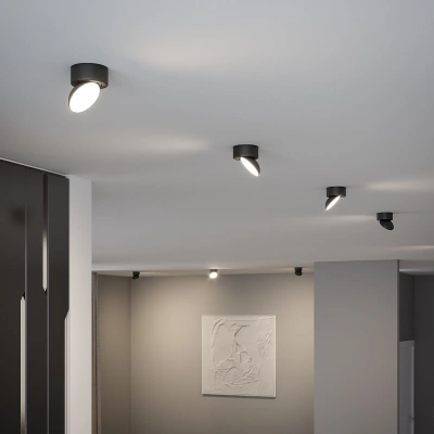 Светильник накладной светодиодный Smooth 10W 4000K черный 25053/LED