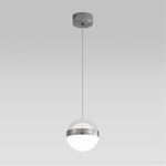 5037/12L L-VISION ODL24 389 никель/прозрачн/молочный/металл/акрил Подвес LED 12W 4000K 600лм RONI