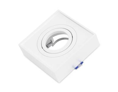 Встраиваемый поворотный точечный светильник TN154 WH белый GU5.3 96*96*50