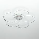 Citilux Джемини CL229251E LED RGB Люстра с пультом Хром