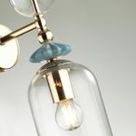 4855/1WA CLASSIC ODL_EX21 135 золото/разноцветн./керамика/стекло Бра E14 1*40W BIZET