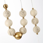 5444/1C PENDANT ODL_EX26 031 бежевый/античная бронза/металл/керамика Подвес с держателем E27 1*40W KARELIA