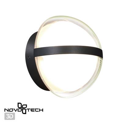 359195 STREET NT23 360 черный Светильник ландшафтный светодиодный IP54 LED 9W 220-240V 4000K 810Лм OPAL