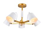 Подвесная люстра TR3101/5 WH/GD белый/золото E14 max 40W D680*370